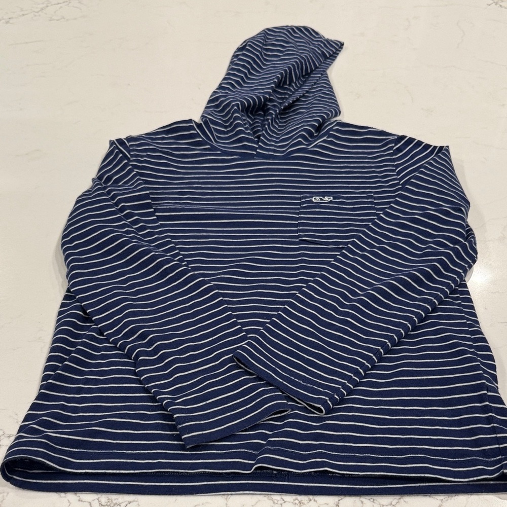 Vineyard Vines Blue Striped boys Hoodie